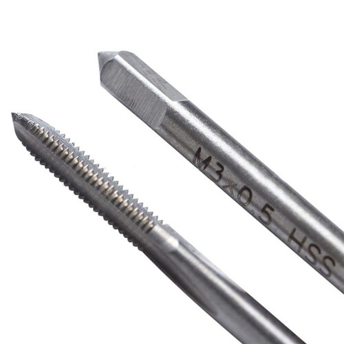 20Pcs Micro-Taps Bit Small Hand Screw Thread Taps M1-M3.5 HSS  Metric Plug Tap Screw Tap Drill Tapping Tool 1
