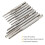 20Pcs Micro-Taps Bit Small Hand Screw Thread Taps M1-M3.5 HSS  Metric Plug Tap Screw Tap Drill Tapping Tool 4