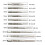 20Pcs Micro-Taps Bit Small Hand Screw Thread Taps M1-M3.5 HSS  Metric Plug Tap Screw Tap Drill Tapping Tool 6