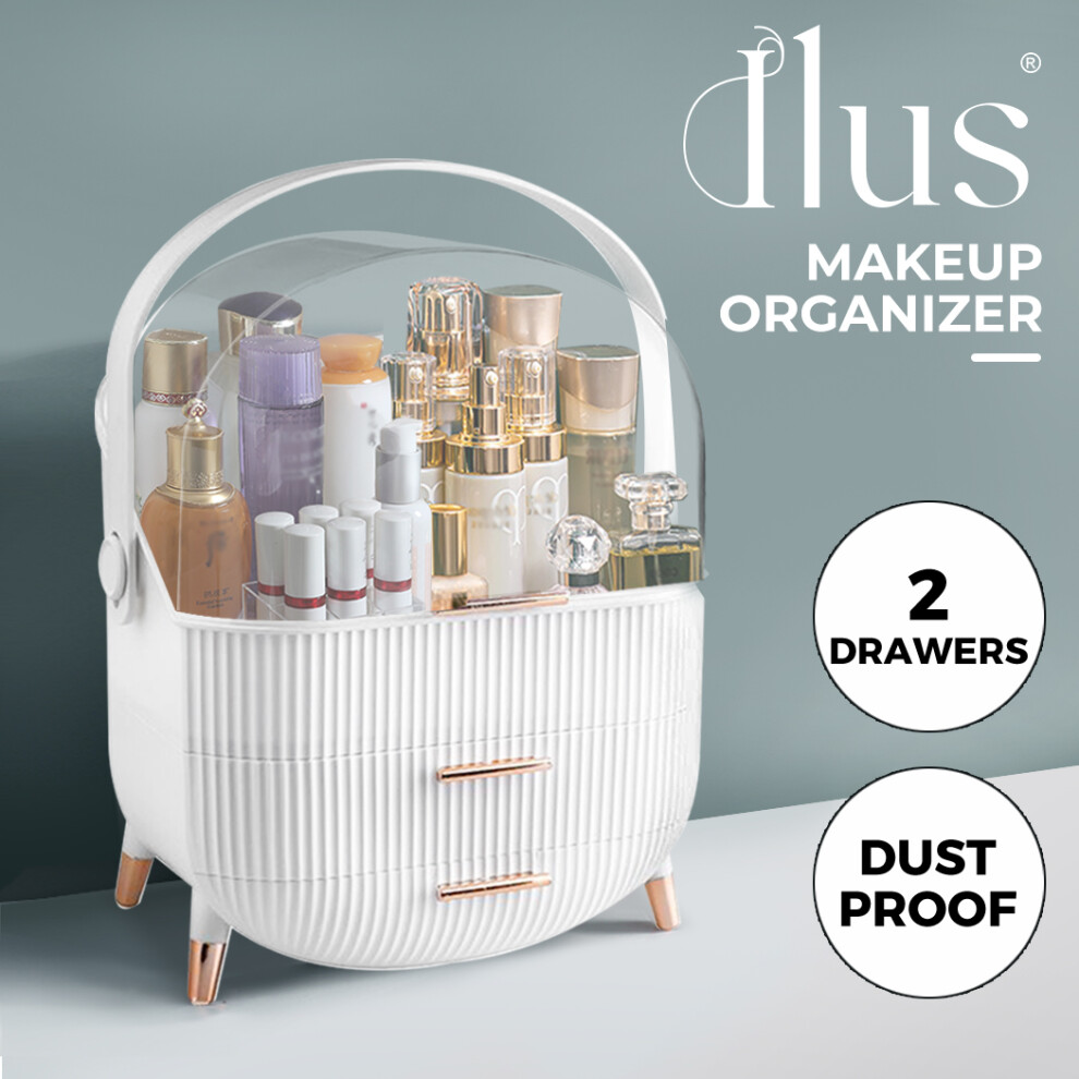 Ilus 3-Layer Portable Dustproof Makeup Organizer