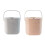2Pcs Compost Bin for Everyday Organic Waste with Lid in the Kitchen Odor Resistant Removable Liner 1