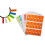 1080Pcs/18 Sheets Cable Labels Tags Cable Markers Self Adhesive Cable Labels Waterproof Tear Resistant Wire Labels 2