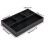 2X 4 Slots Desk Drawer Organizer, Pu Leather Drawer Storage Organizer Divider (Black) 3