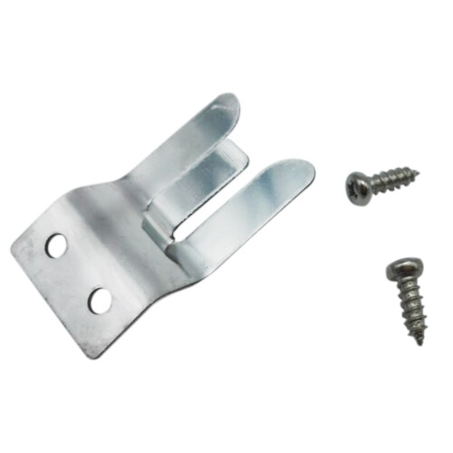 2X MIC-SUPPORTO / Clip in Metallo - Vite per Radio CB / Ham - MH2 1