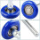 24 Pack 1.8 Inch Nylon Sealed Garage Door Rollers, Quiet/Durable and High Load, High Performance Bearing, 2