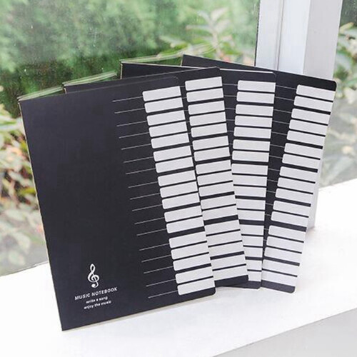 2X Five Lines Music Notes Notebook Music Tab Staff Stave Notebook 2