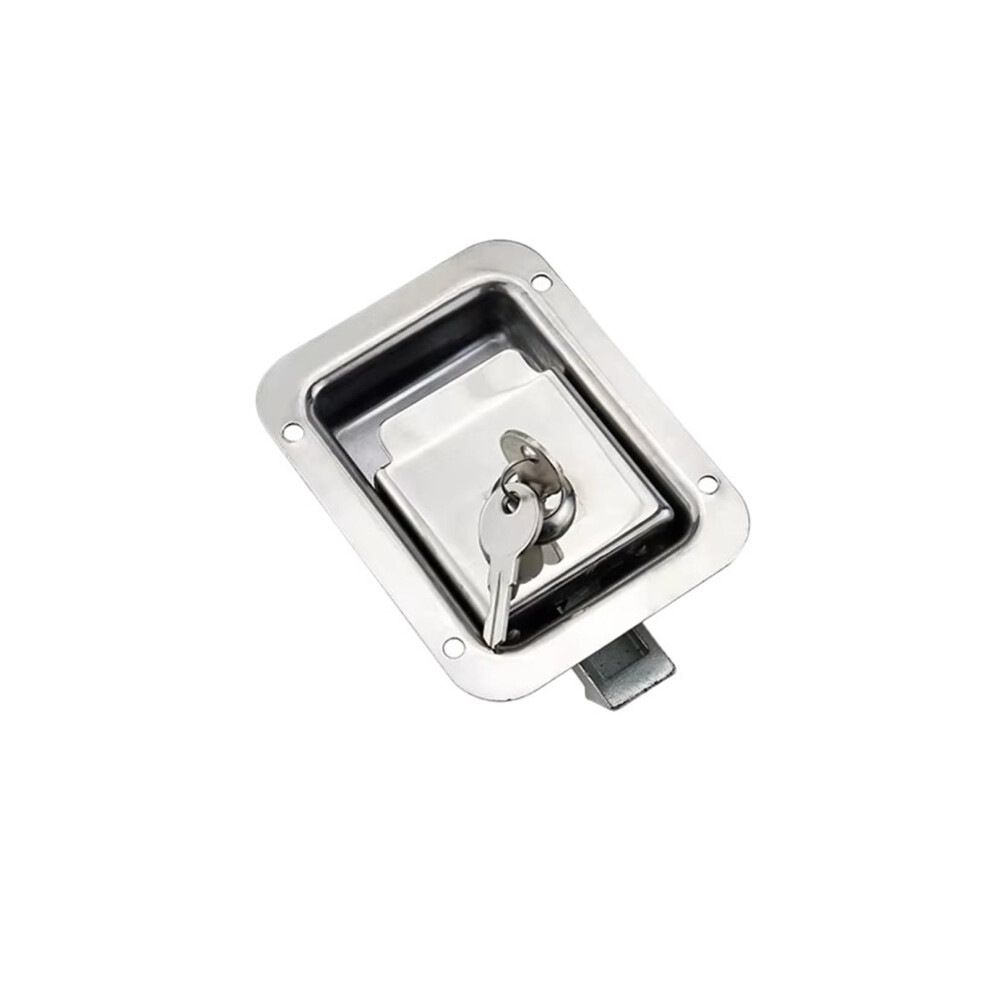 Stainless Steel Toolbox Lock 304 Trailer Door Latch Corrosion Resistant Heavy Duty No Lock 1Pc 9330225812609