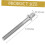 6pcs Bass Drum Tension Rods Set, Durable Square Head Hardware for Stable Drumhead Tuning 4