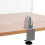 4 Pcs Office Desk Divider Clamp Privacy Screen Clip Holder Bracket Screen Baffle Clamp Partition for Table Clamp -Silver 2
