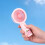Portable Handheld Fan 3 Speed Cooling Fan Rechargeable-Green 5