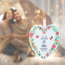 Ciondolo a forma di cuore, decorazione per San Valentino, 1 pezzo