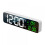 LED-Digitalwecker mit USB-Ladeanschluss, weißes Display 1