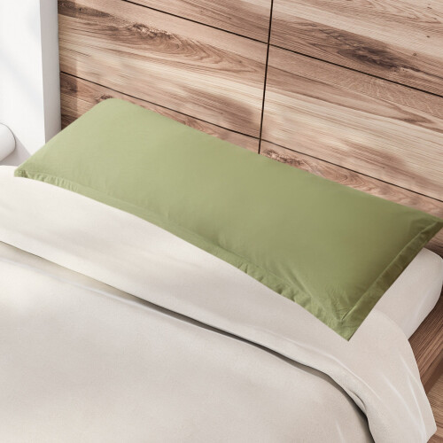 Langt pudebetræk 48x150 cm grøn polyester