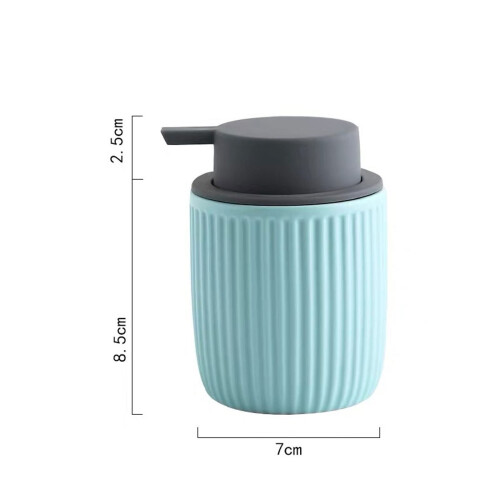 Ceramic Soap Dispenser Bottle with Easy Refill Design for Kitchen or Bathroom Countertop Use 1