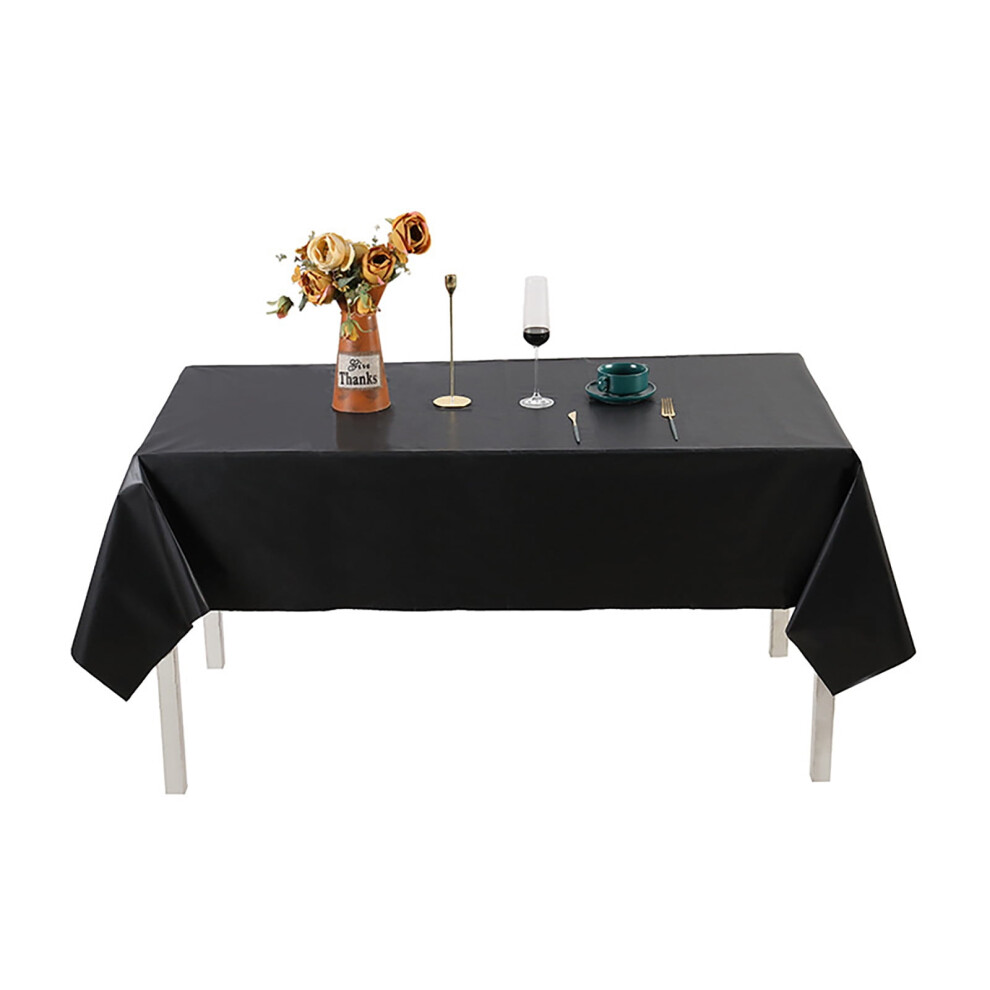 Disposable plastic tablecloth rectangular