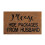 Coir Door Mat for Front Door, Brown, 60 x 40 cm 1