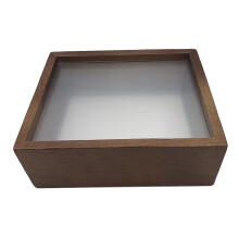 Cadre vitrine en bois pour fleurs séchées, 20 cm