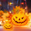 KCavykas LED græskarlys til Halloween festdekoration 1