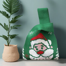 Juletaske Grøn Polyester 35x20x5cm