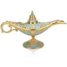 Arabische bruiloftslamp van zinklegering, blauw