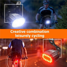 Cycling Bicycle Front Rear Light Set USB Rechargeable Bicycle Lights Front Rear Bicycle Lights MTB Waterproof Taillight