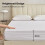 Full Size Quilted Mattress Protector, Soft Elastic Fitted Cover Fits 11.8' Deep, Machine Washable 4