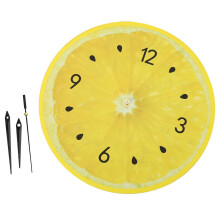 Lemon Fruit Wall Clock Home Decor 12-inch