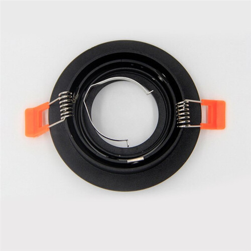 4PCS Recessed Square Ceiling Light Housing Adjustable GU10 MR16 Bulb Holder Frame for Ceiling Spotlights 2