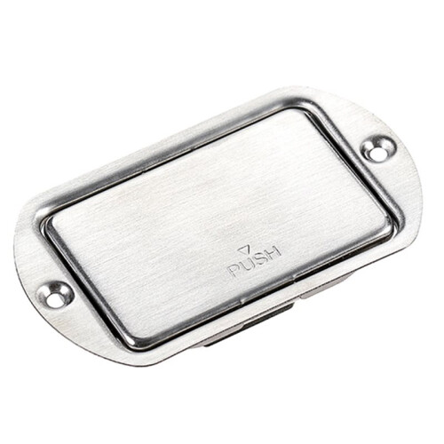 9V Guitar Battery Box Push-Button Guitar Battery Compartment for Active Guitar Bass Oval Style 1
