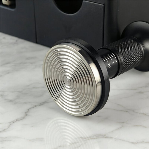 Constant Force Impact Coffee Tamper Espresso Tamper Calibrated Spring Loaded Tamper with Ripple Base Coffee Tool 53MM 2