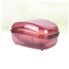 Travel Soap Box with Leakproof Snap Lock, Ventilated Dry Design, Compact Soap Container for Bathroom and Camping