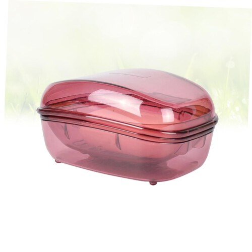 Travel Soap Box with Leakproof Snap Lock, Ventilated Dry Design, Compact Soap Container for Bathroom and Camping