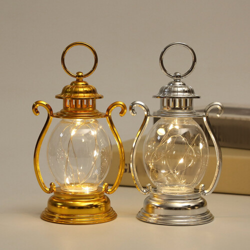 Gardenne LED hanging lantern retro style with hook 1