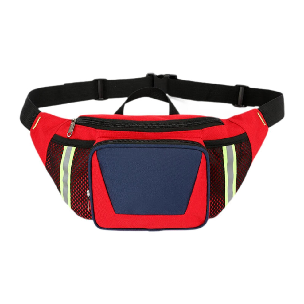First Aid Waist Pack Tactical Fanny Pack Durable Oxford Fabric Compact Design for Hiking