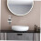 Wall Mounted Toothbrush Holder with Cup Cover, Marble Bathroom Organizer for Multi Brush Storage 3