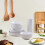Plastic Wheat Straw Dinnerware Set for 4 People 16-Piece 5