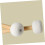 White Felt Timpani Mallets Pair with Balanced Wood Handle for Orchestral Percussion 2