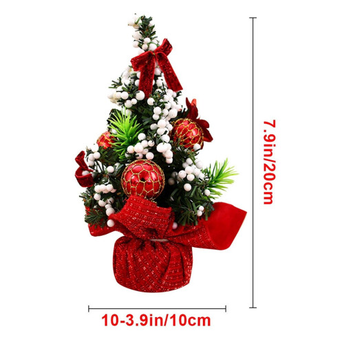 Gold Desktop Christmas Tree Ornament 20 cm 2