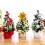 Gold Desktop Christmas Tree Ornament 20 cm 4
