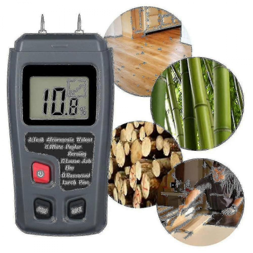Umiditate lemn 0-90% Umiditatemetru Black Wyelv 1