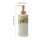 Ceramic Soap Dispenser with Elegant Marble Texture and Golden Matte Pump for Bathroom and Kitchen 2