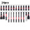 24Pcs Impact Screwdriver Bits Sets with Organizer Sleeve 1Pc Bit Holder Magnetic Mixed Torx  Flat Electric Bits Set 5