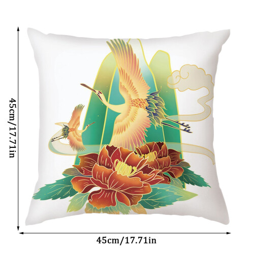 Peach Skin Pillowcase 45x45cm Digital Print 2