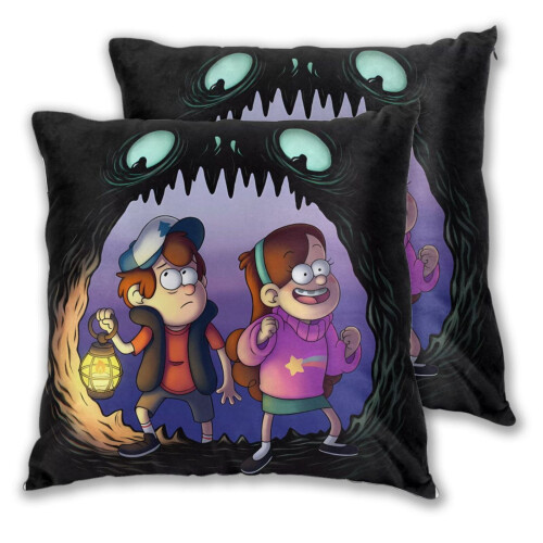 Capas de almofada Gravity Falls em pelúcia macia dupla face 1