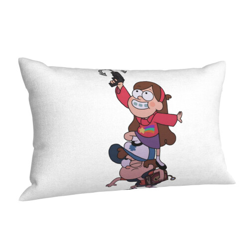 Față de pernă din catifea Gravity Falls, design moale și pufos 1