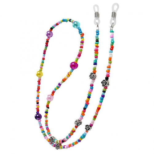 Glasses Chain For Men Multi-Colored 70x0.7Cm Anti-Skid Prevent Glasses Fall 1Pack 2