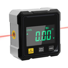 Digital Angle Finder with Electronic Laser, Magnetic Woodworking Measuring Tool