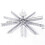 Gear Pizza Cutter - Alloy Guideline Portion Divider for Even , 6, 8, 10 Options 8 2