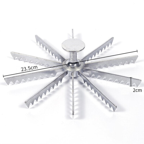 Gear Pizza Cutter - Alloy Guideline Portion Divider for Even , 6, 8, 10 Options 8 1