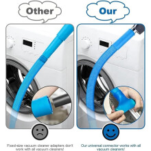 Dryer Vent Cleaning Kit Universal Dryer Lint Vacuum Attachment with Hoses & Flexible Brush, Dryer Lint Vac Attachment